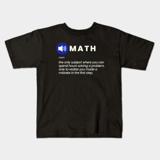 Funny Math Joke Kids T-Shirt